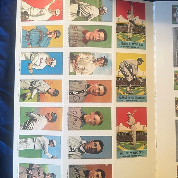 1977 Dover Reprints Vintage Baseball Cards Book 8 Pages Pre-War BB Cards - Picture 16 of 16